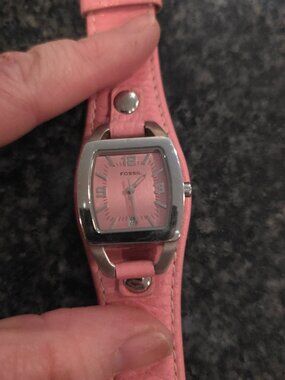 Women's Pink Fossil Watch